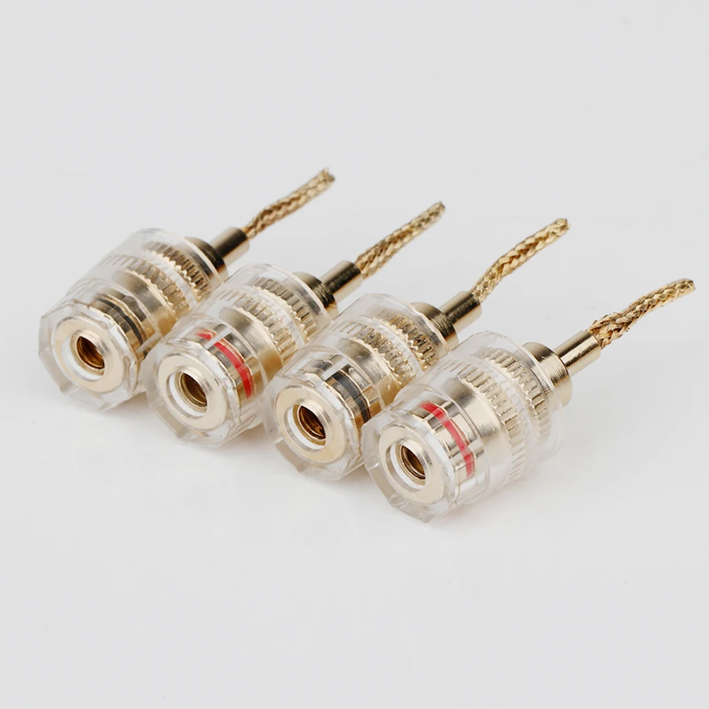 High-End 2mm Stecker auf 4mm Bananenstecker Adapter Gerade Stecker Bananenanschlüsse Lautsprecherstecker für DIY-Kabelverbindungen Lautsprecheranschlüsse – Detail 9