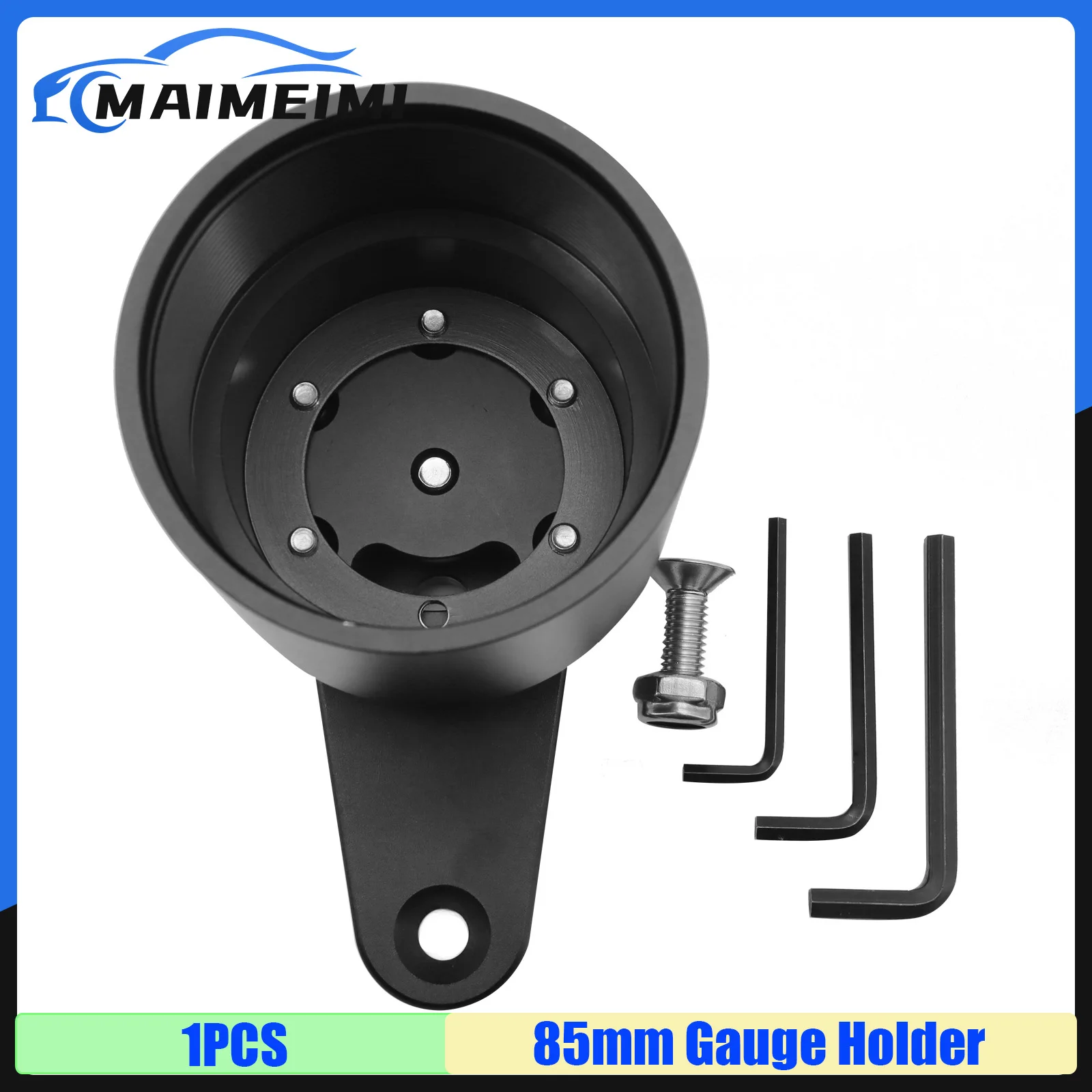 High Quality Gauge Holder 85MM Gauge Mount Holder Pods for Harley Motorcycle Support Rack Dash Holder Black