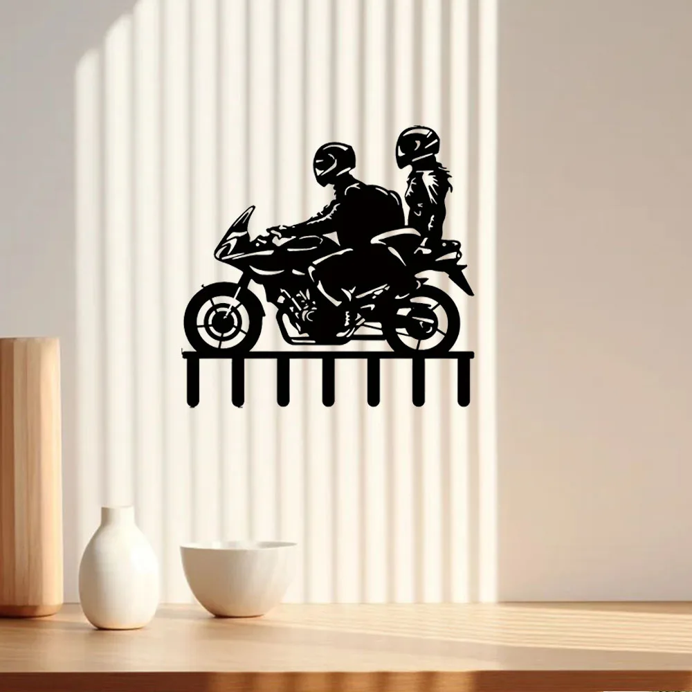 

Majestic Wall Decor with Splendid Wall Couple Motorcycle Key Hangers