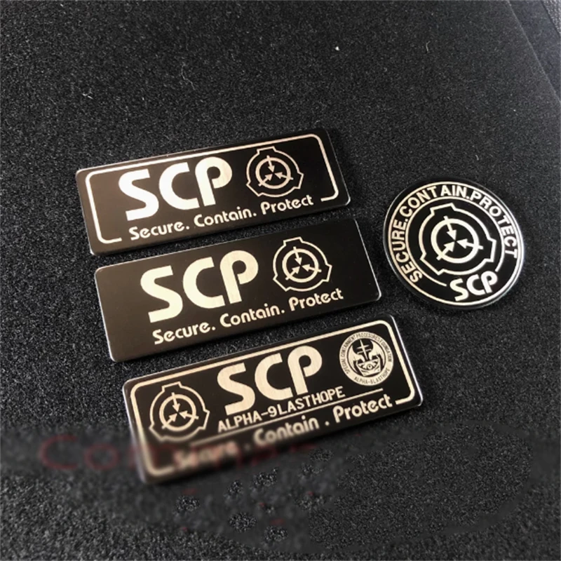 Металлическая накладка SCP Foundation, креативный Тактический значок для куртки и рюкзака, модная повязка на руку, аксессуары для украшения одежды своими руками