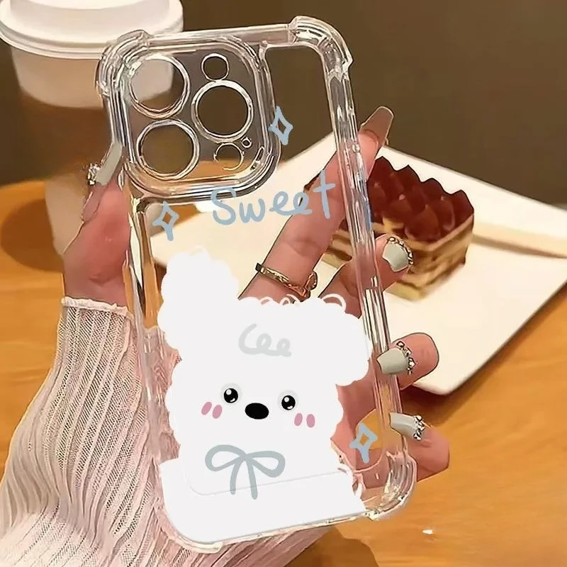 Cute Line Fish Four-corners Phone Case For Samsung Galaxy A20S A20E A17 A16 A15 A14 A13 A12 A11 A10S A10E A07 A06 A05S A04ECover