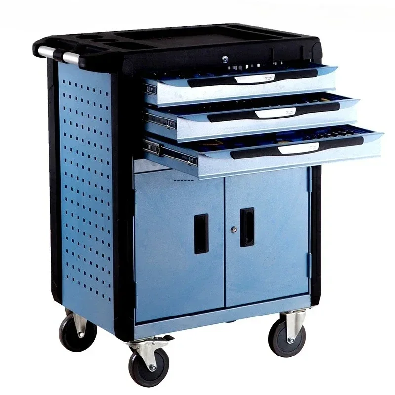2025 new67pcs EV/ New Energy Tools Combination 4 Layer 3 Drawers  Professional Workshop Trolley Tool Cabinet