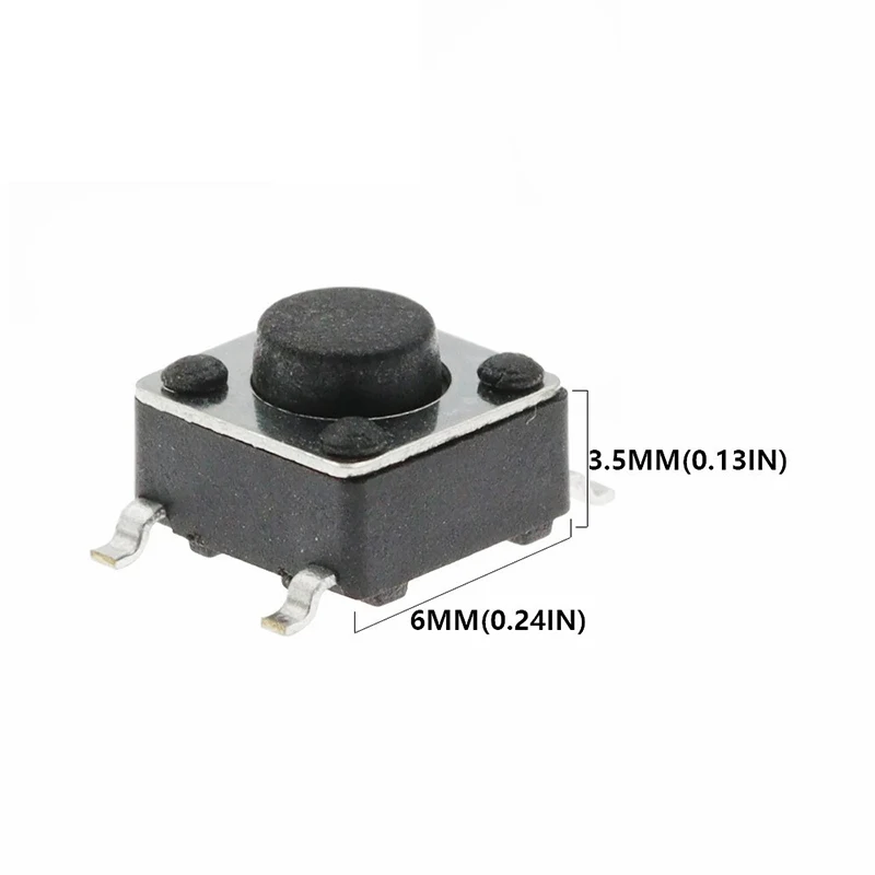 20PCS 4Pin 6*6 Tact Switch Mini Micro Momentary Tactile Push Button Switch 6*6* 4.3/4.5/5.5/6/6.5/7/7.5/8/8.5/9/9.5/10/13mm