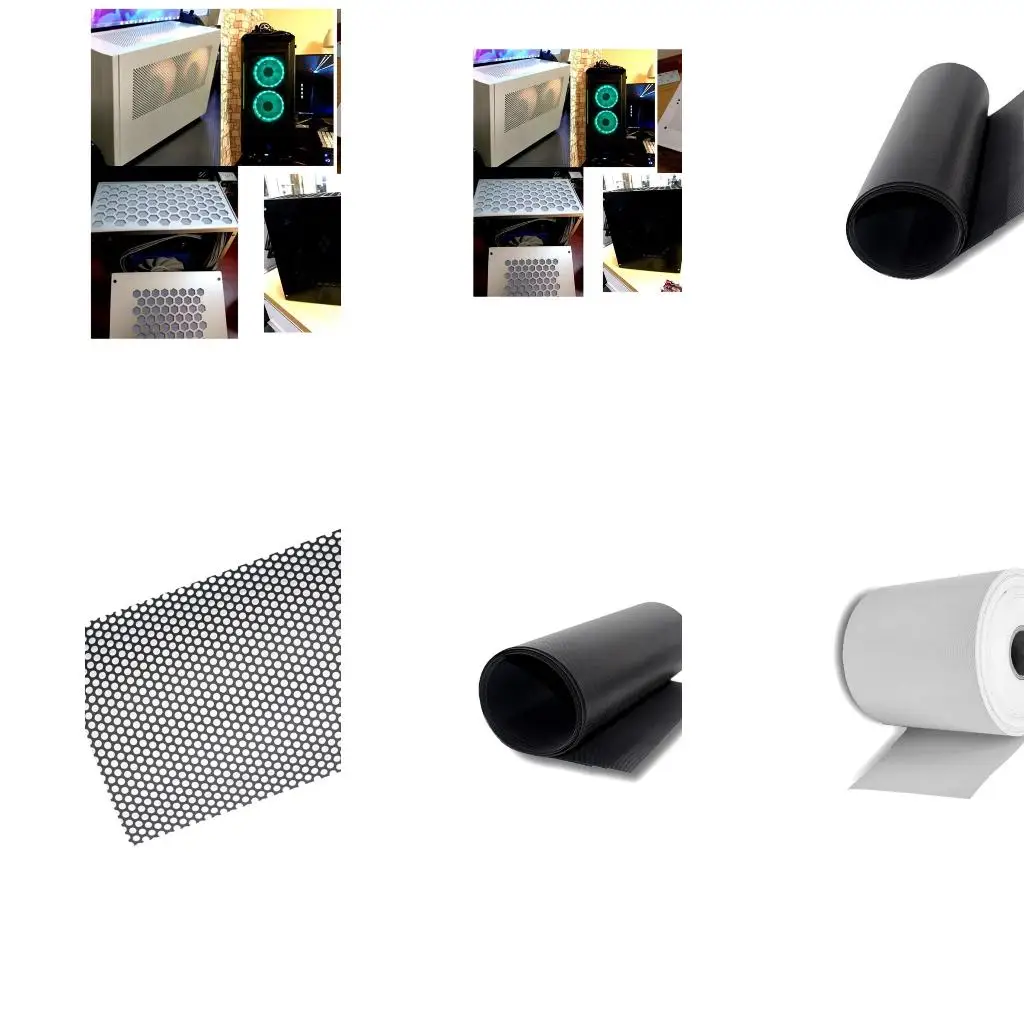 

PVC Dustproof Cover PC Case Dust Filter Cover Meshes Grills 3.0mmAperture A4WF