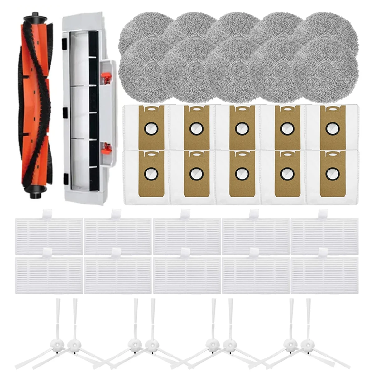 

Для робота-пылесоса W2, аксессуары, запасные части, основная боковая щетка, фильтр Hepa, ткань для швабры