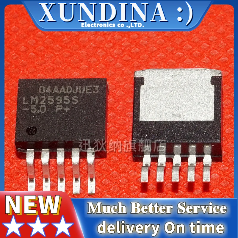 5PCS LM2595SX-5.0 LM2595S-5.0 TO-263 new and original IC