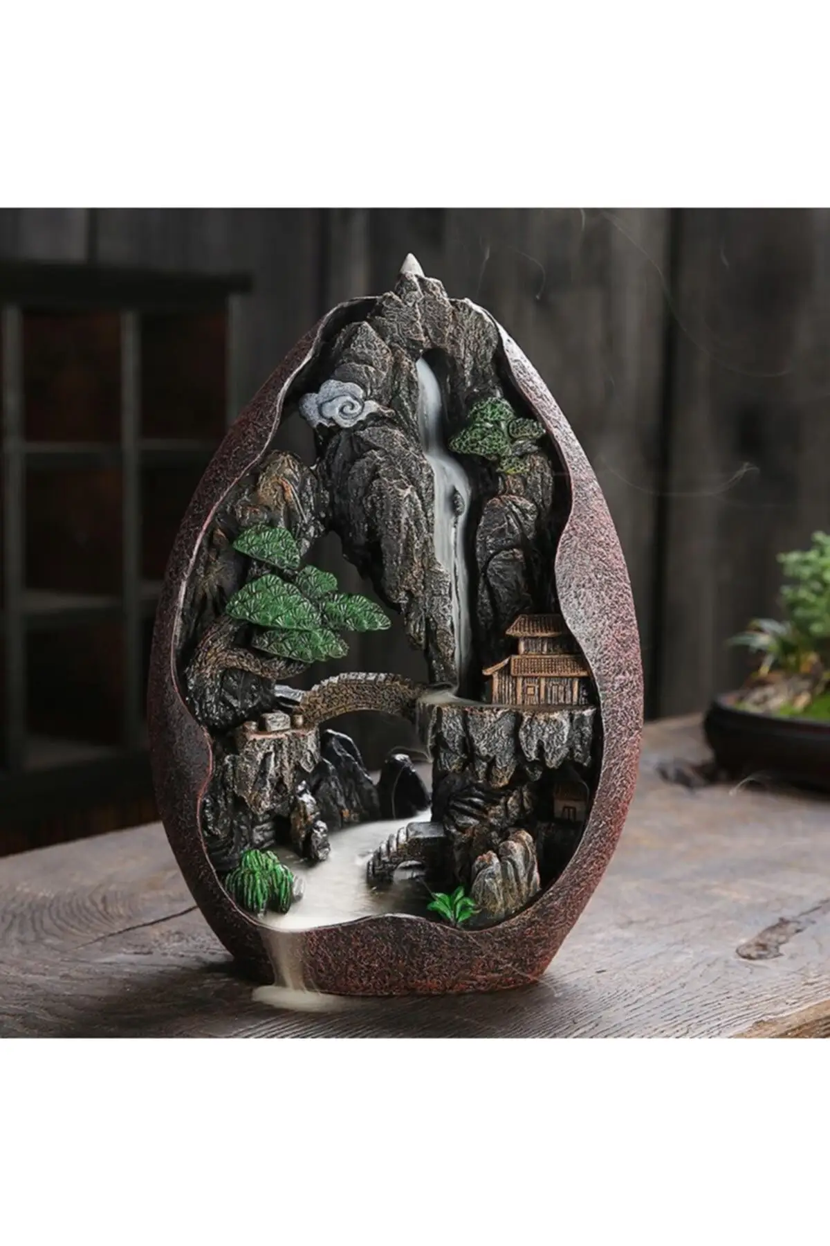 Mountain Backflow Mystical Waterfall Incense Holder