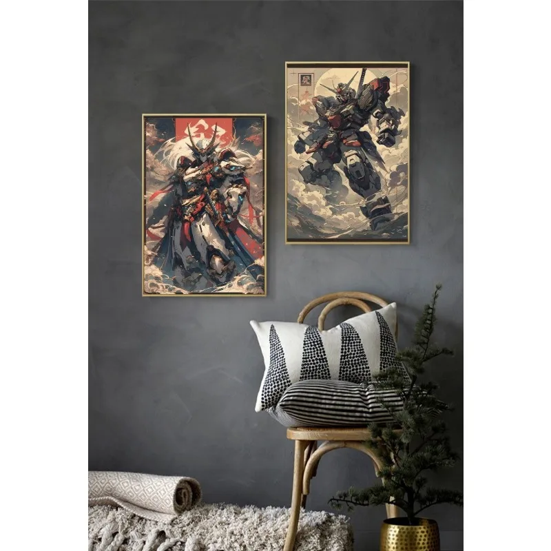 G-Gundam Mecha ALEX Poster Decoration Pictures Room Wall Decor Paintings on the Wall Decorative Painting for Bedroom Canvas Home