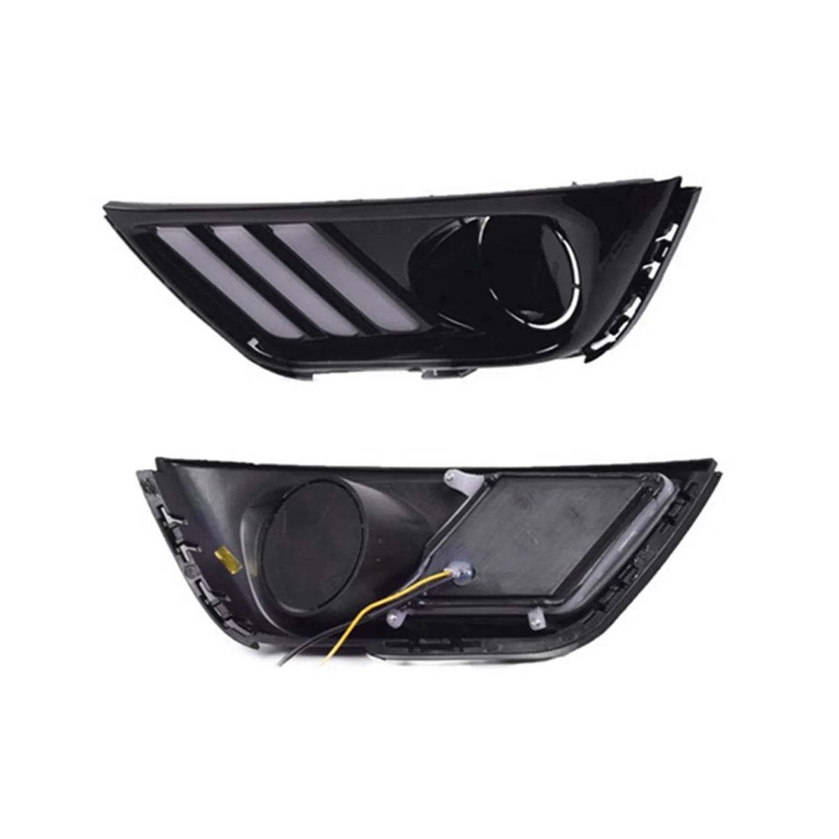 

LED DRL Daytime Running Light LED Daylight Amber & White Fog Light for Jeep Compass 2017 2018 2019