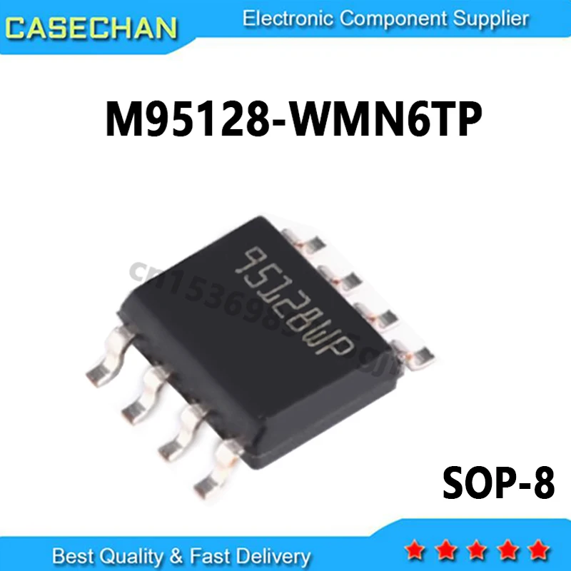 5PCS New and Original 95128WP ST95128WP M95128-WMN6TP SOP-8 128Kbit