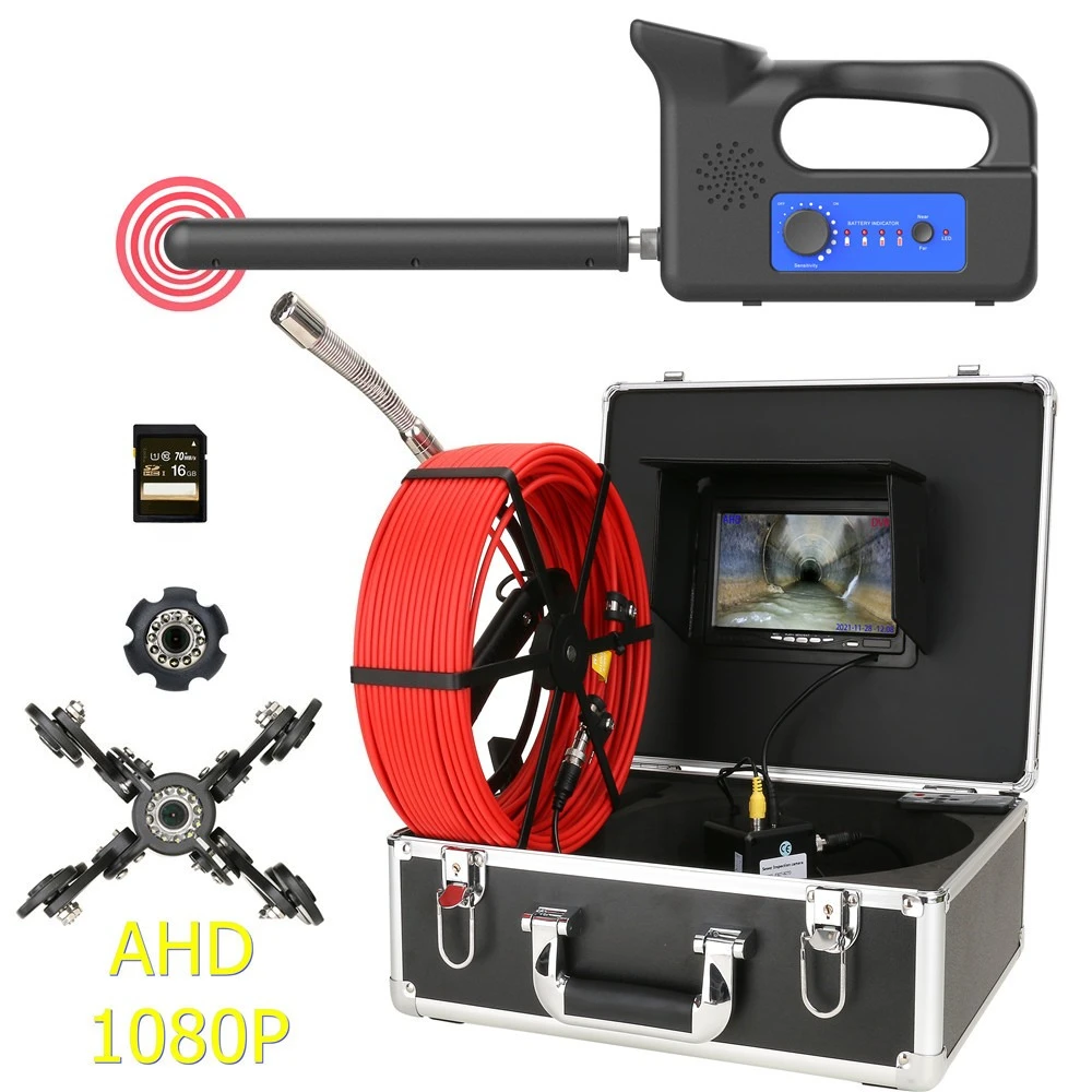 

Factory direct sales 7-inch pipe endoscope underwater TV drain pipe/sewer pipe inspection camera