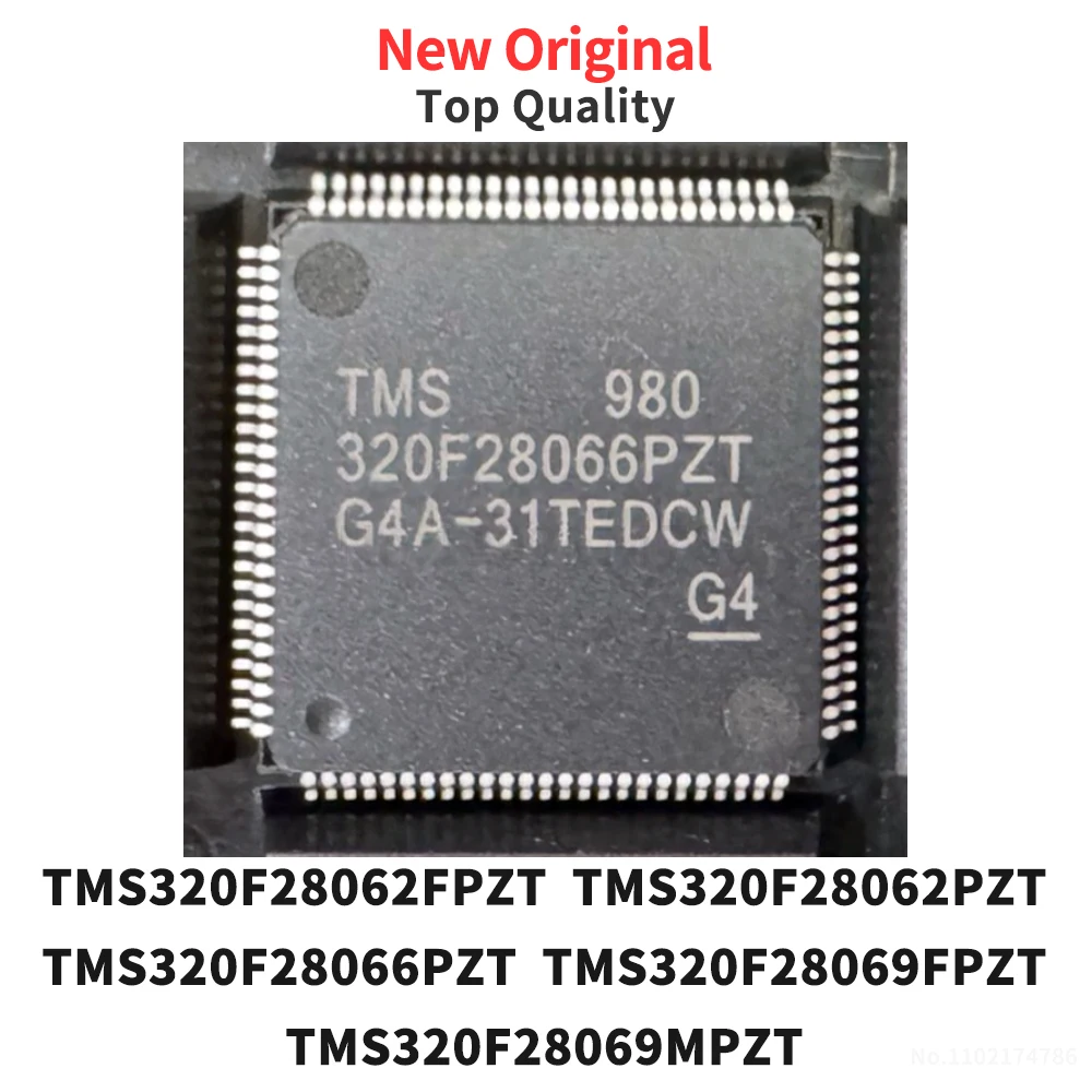 (1 Piece) TMS320F28062FPZT TMS320F28062PZT TMS320F28066PZT TMS320F28069FPZT TMS320F28069MPZT QFP-100 New Original