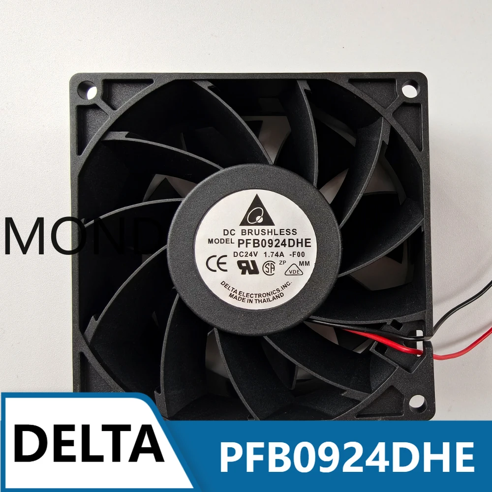 

Delta PFB0924DHE 9CM 9038 24V 1.74A violent high air volume chassis cooling fan