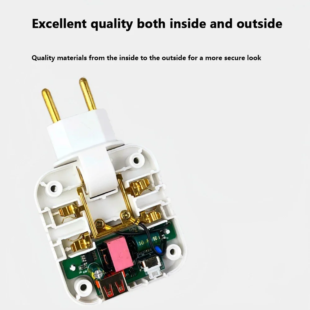 180 درجة قابلة للطي 4 في 1 الاتحاد الأوروبي محول القابس الاتحاد الأوروبي تمديد شواحن مع USB ونوع C ميناء محول الطاقة الأوروبي المقبس المخرج