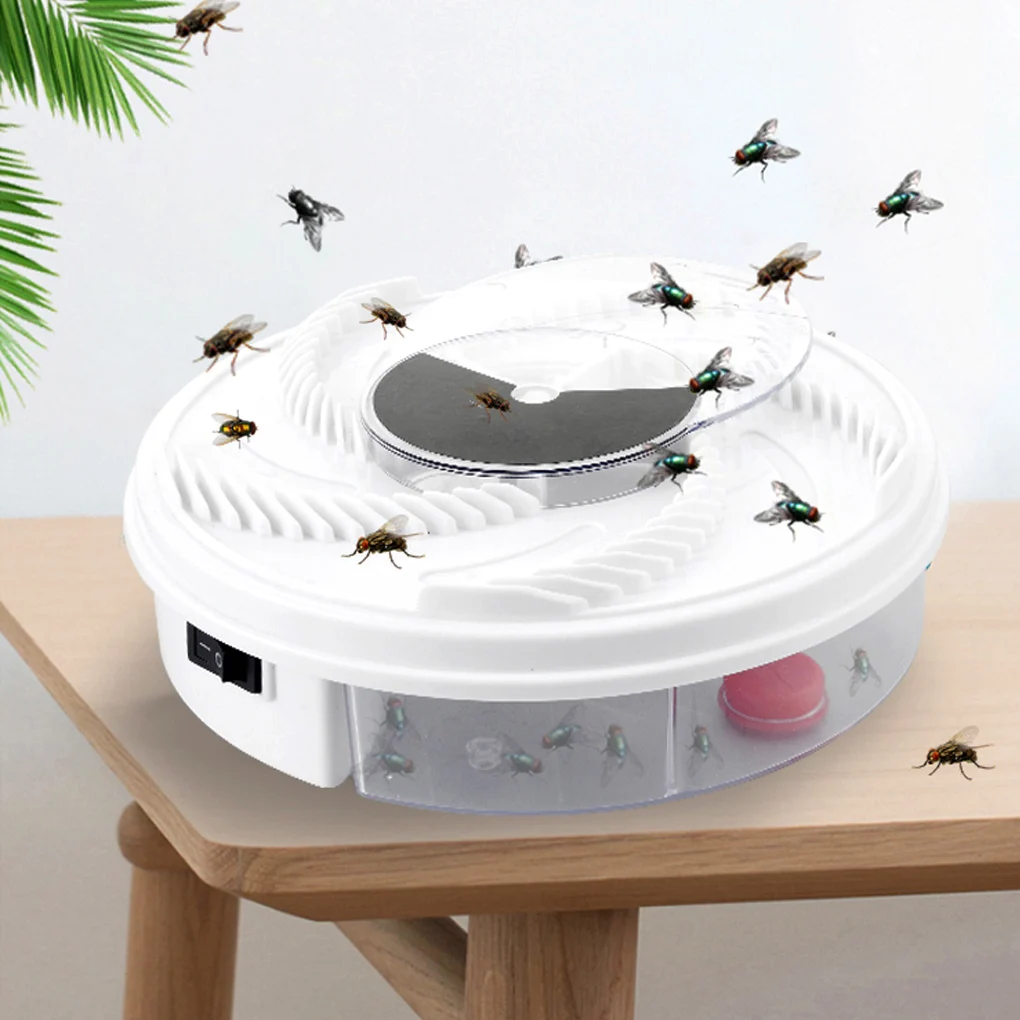 Fly Catcher Automatic USB Bug Catcher Electric Universal Pest Insect Control Zapper for Home Office