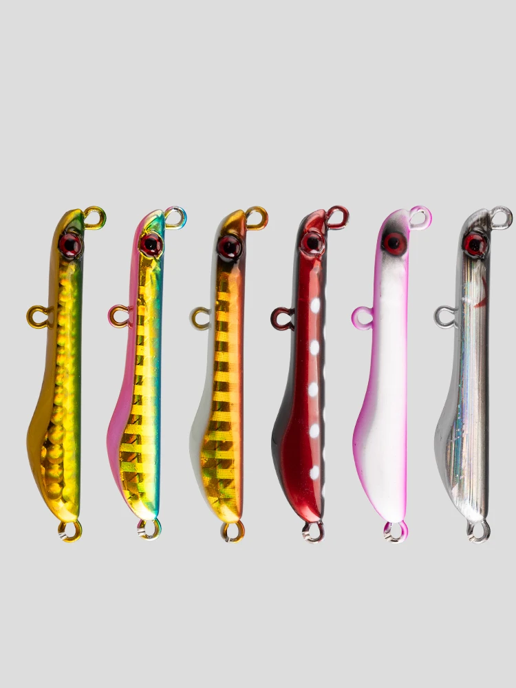10-30g Fischförmiger, langsam sinkender kleiner Metall-Jig, künstlicher Casting-Jig, harter Angelköder für Salzwasser- und Süßwasserangeln. – Detail 7