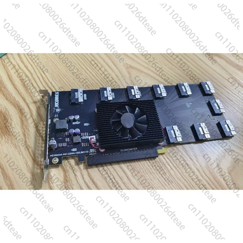 PLX88096 4.0 Expansion Card 10x 8654 Interface No Bifurcation No Driver Required  Switch Adapter For Storage Expansion