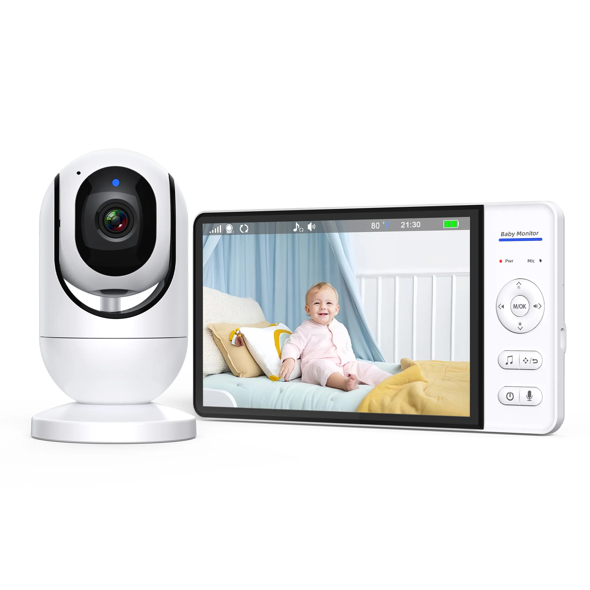 

ABM780 7-Inch Wireless WiFi Baby Monitors Cameras with 1080p Resolution High-Tech Product