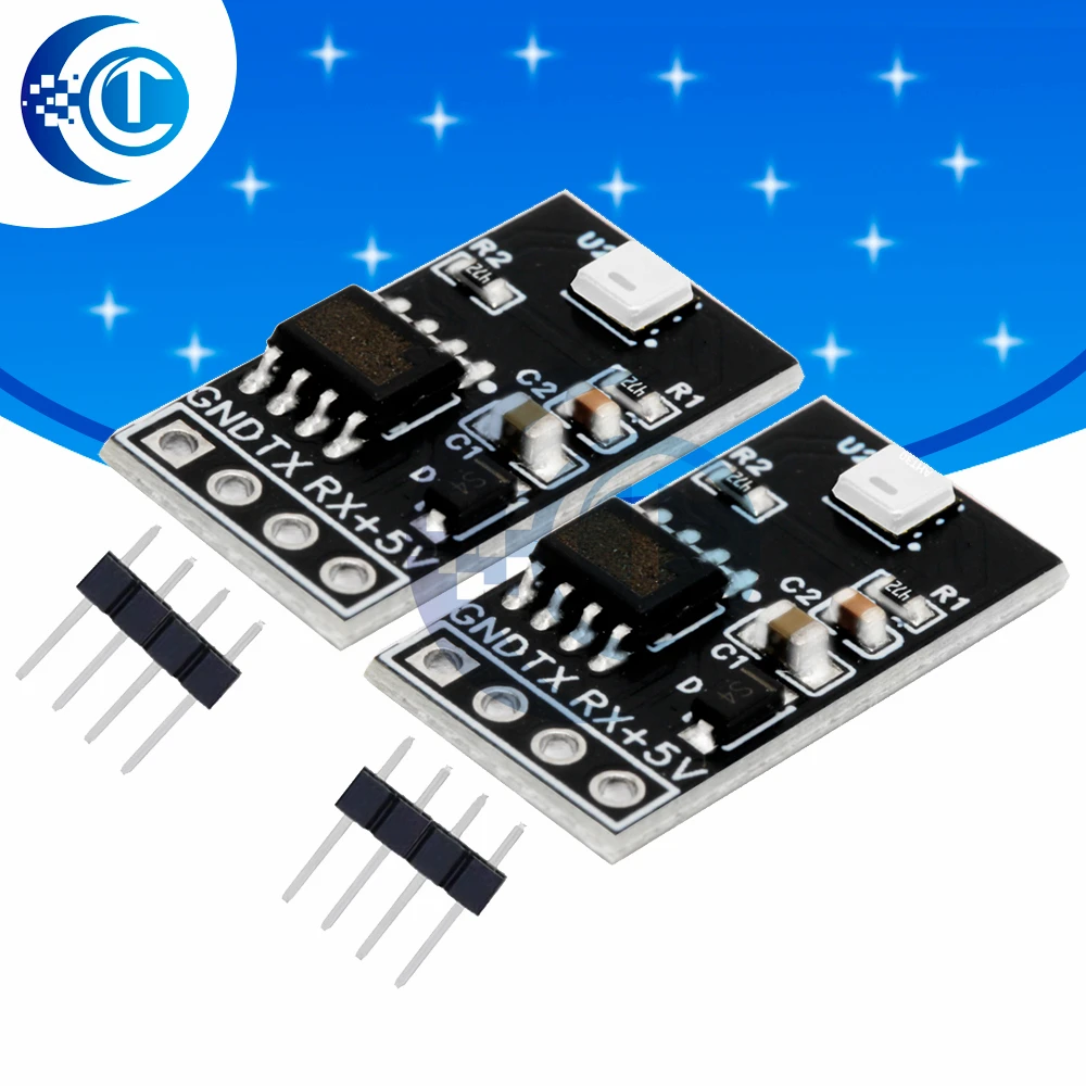 Industrial Serial AHT20 AHT30 Digital Temperature Humidity Sensor Module with TTL Serial Output