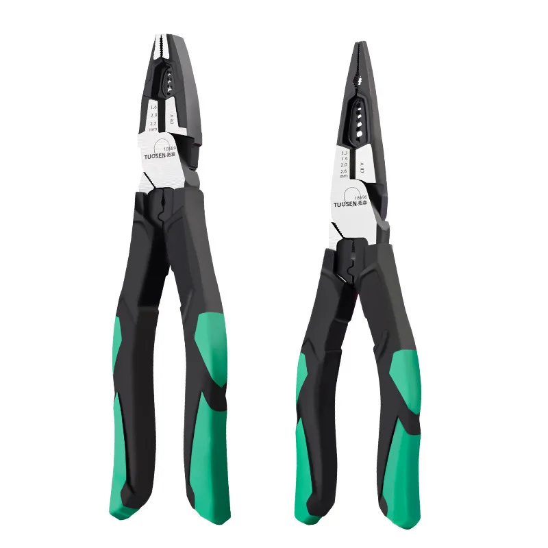 Professional Super Alloy Wire Cutters Wire Stripper Demolisher Pliers Universal Needle Nose Pliers Electrician Metalworking Tool