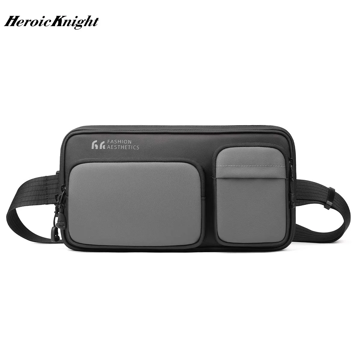 Heroic Knight Crossbody Bag Men Fashion Durable Oxford Chest Pack Waterproof Cycling Cross Sling Bag Teens Party Messenger Bag