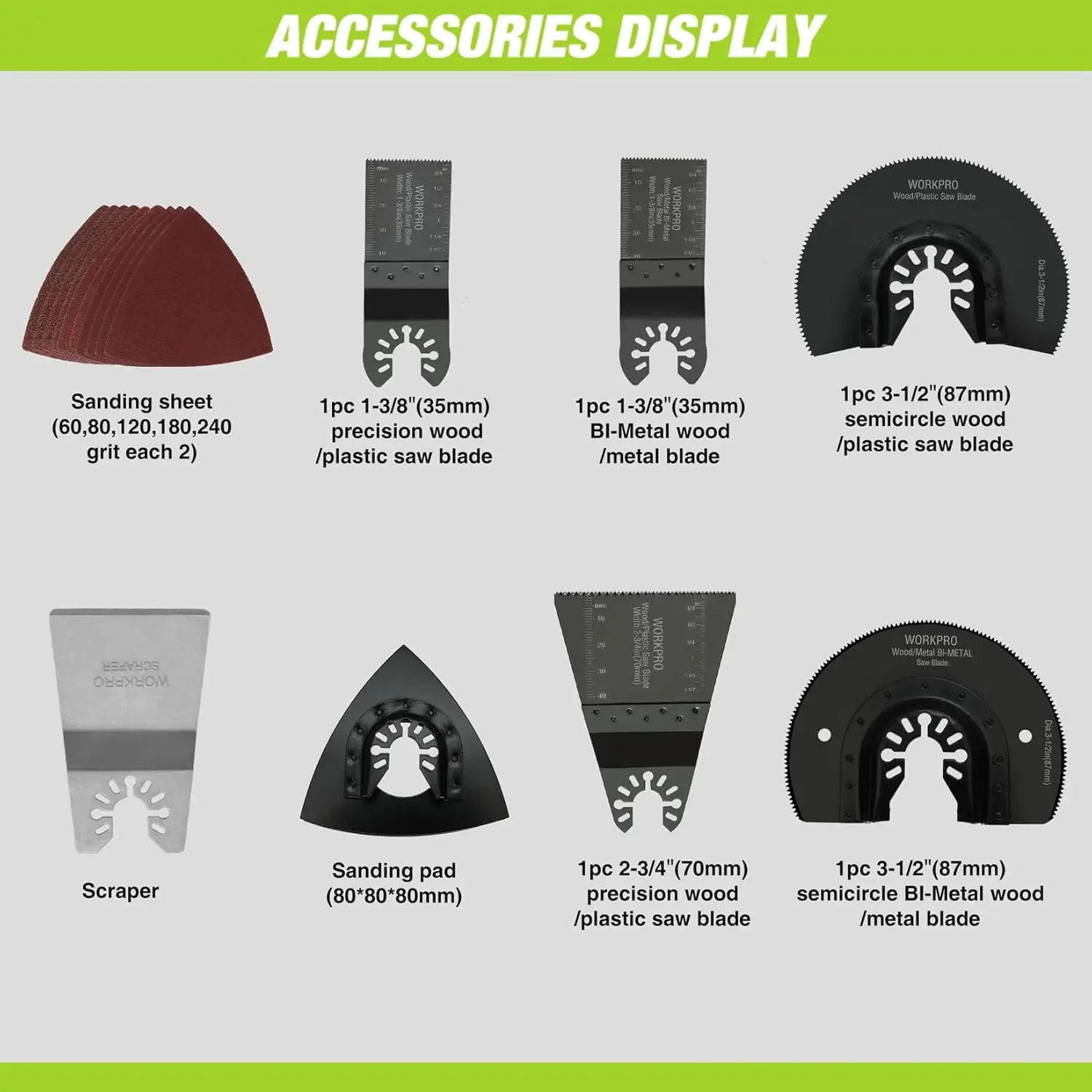 3.0 Amp Corded Oscillating Multi-Tool Kit with 7 Speeds, 17 Accessories & Bag for DIY Projects