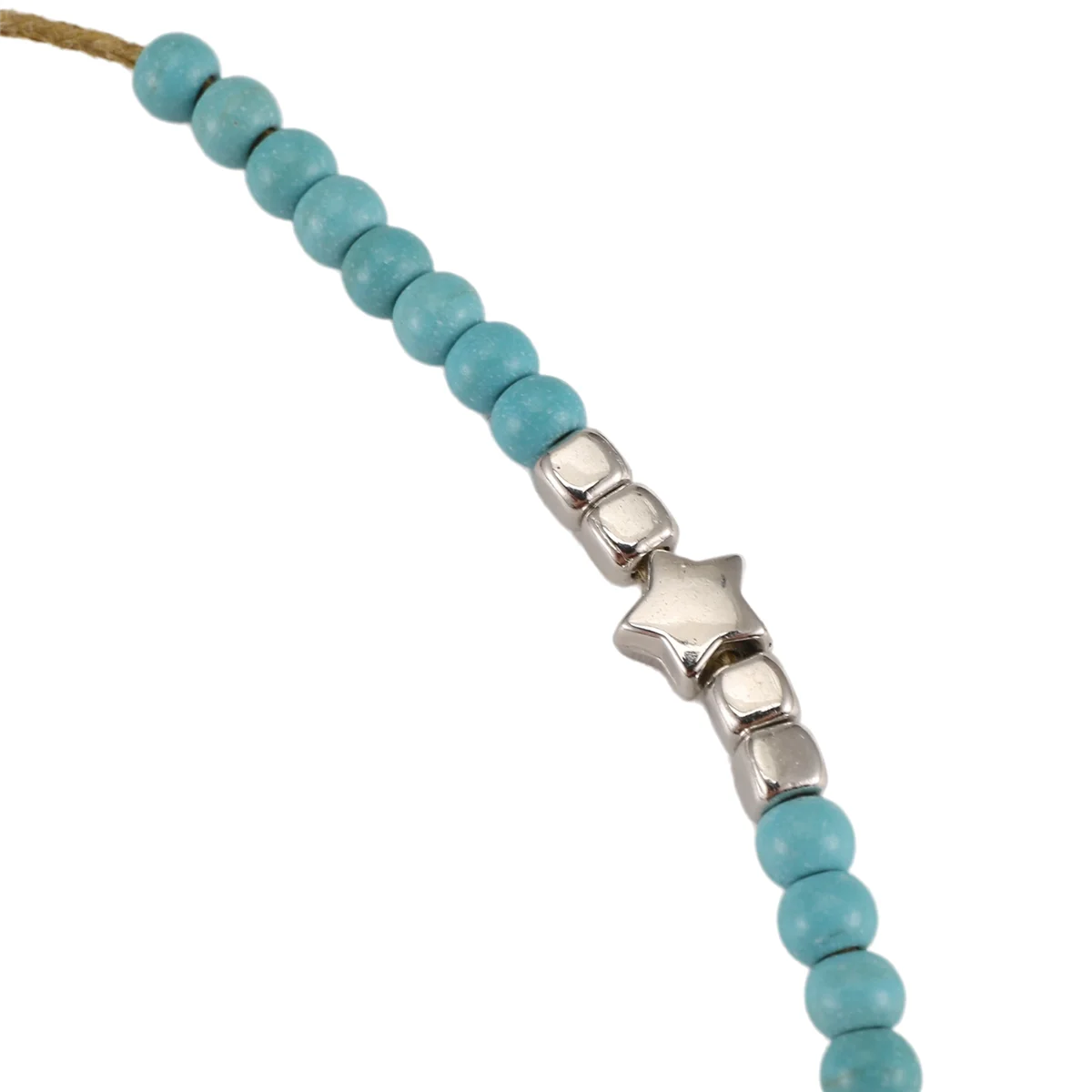 ABQR Bohemian Stone Anklets For Women Vintage Woven Rope Pendant Bracelet On Leg Anklet Beach Ankle Jewelry New Gift