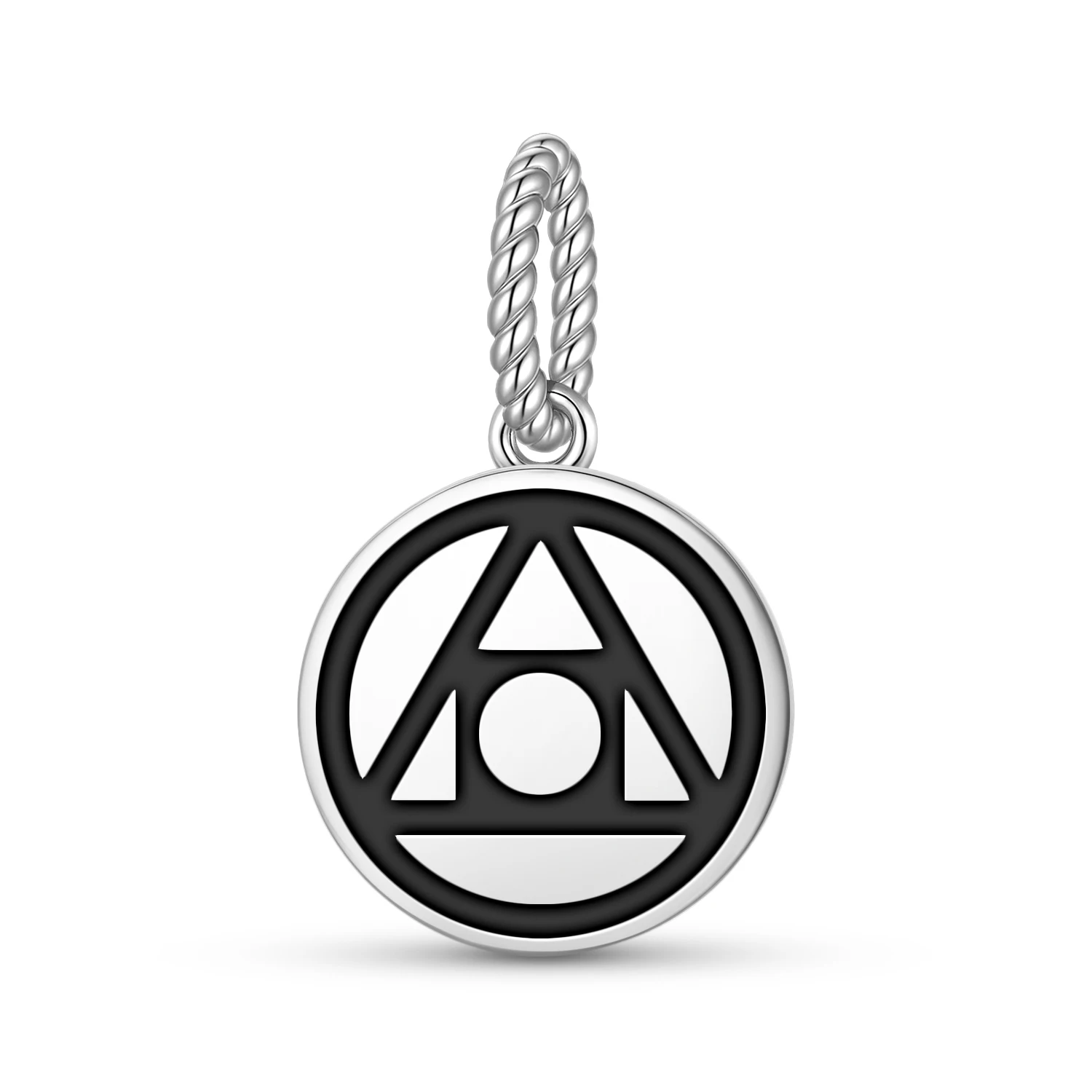 

Alchemy Philosopher Stone Pendant 925 Sterling Silver Symbol Charm Bead for Women Bracelet Necklace Jewelry Fashion