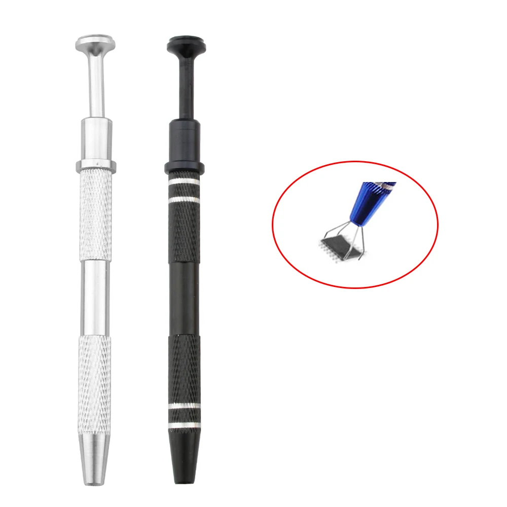 IC Chip Extractor Electronic Component Parts Gripper Catcher Screw Picker Tweezers Pick Up Tool Metal Grabber ic remover tool