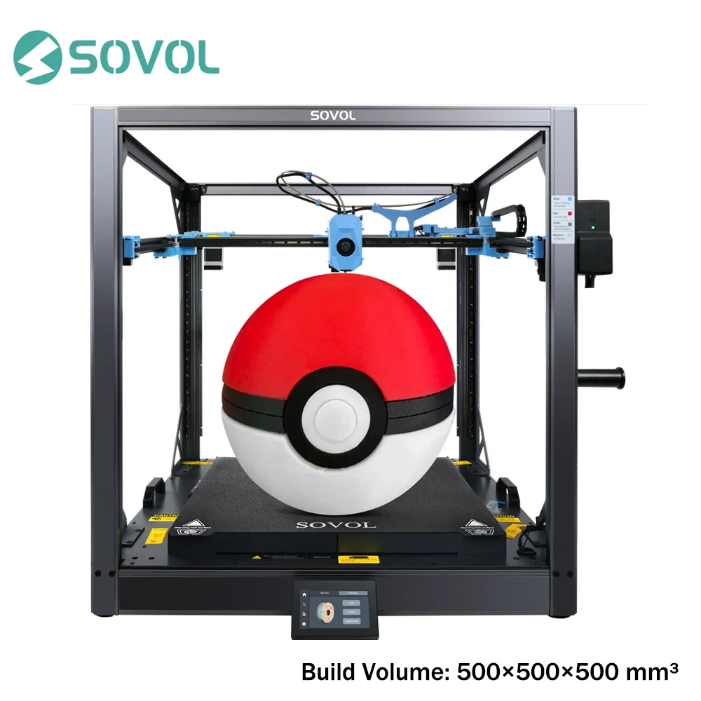 Sovol SV08 MAX CoreXY 3D Printer, Voron 2.4 Open Source 700mm/s High Speed 3D Printers, with Eddy Current Sensor Leveling