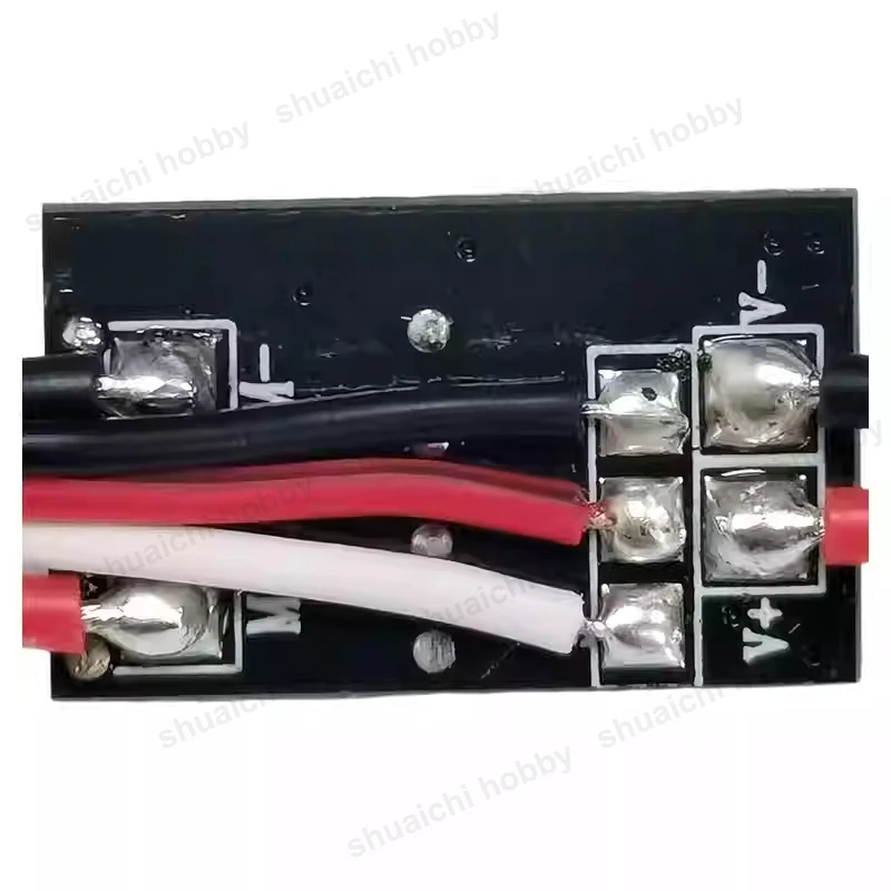 Microcontrolador de velocidad ESC cepillado bidireccional/unidireccional, 1 piezas, 3,2-6,5 V, 1S, 7A, con/sin freno, para coche, barco, modelo de avión teledirigido