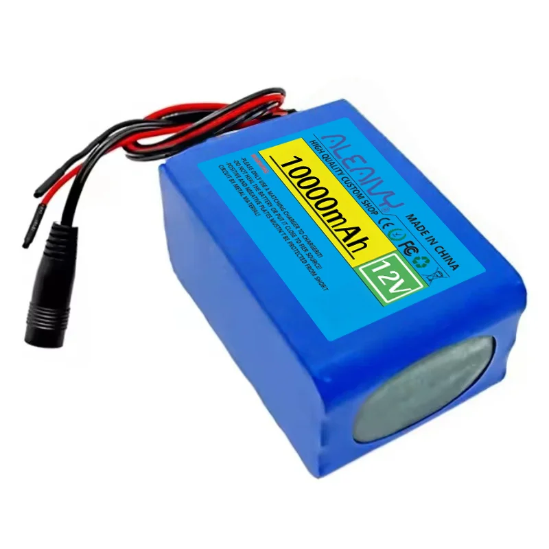 

Rechargeable 12V 10000mAh Battery Pack 3S5P 18650 Li-ion with BMS for UPS Emergency Lights Monitor Power Tools Portable Device