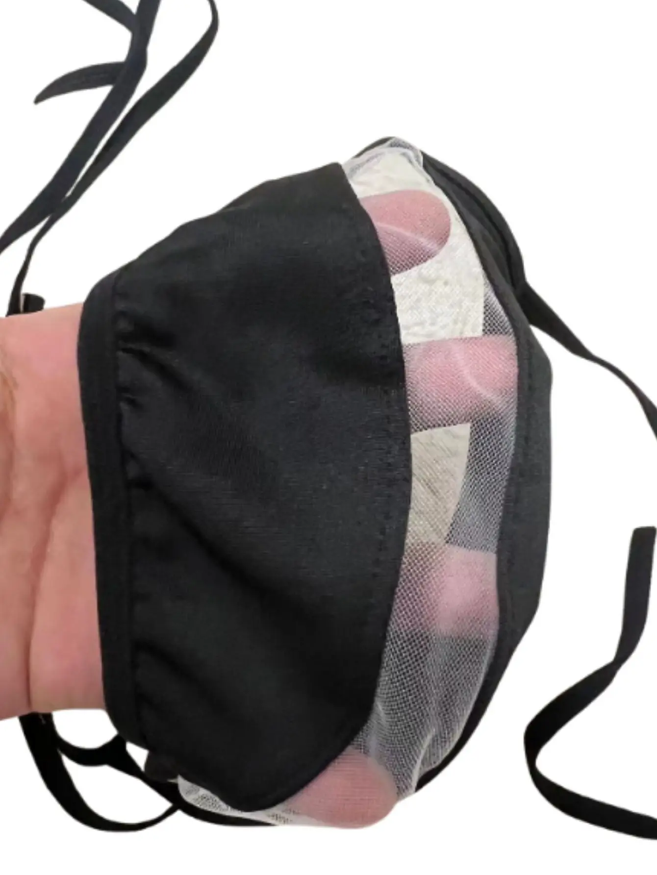 قطعة واحدة من ملابس داخلية رفيعة شبه شفافة مقسمة شبكية جديدة للرجال، أشرطة ملابس داخلية قابلة للتعديل، مقاس واحد يناسب الجميع: مقاس أمريكي: S-XXXL