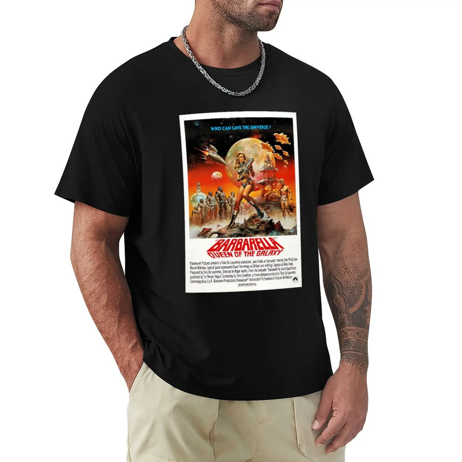

Barbarella T-Shirt custom shirt Luxury man shirts graphic men clothings