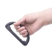 Pull Carrying Air Bag Grip Innovative Black Plastic Pet Hair Dryer Handle Anti-Slip Knob Box Replacement Accessories