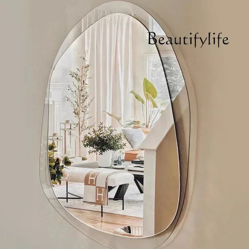 JB ماكياج مرآة حمام متموجة غرفة المعيشة إنفينيتي الحديثة الغرور مرآة جمالية غير النظامية الجمالية Espelhos Decoracao Quarto
