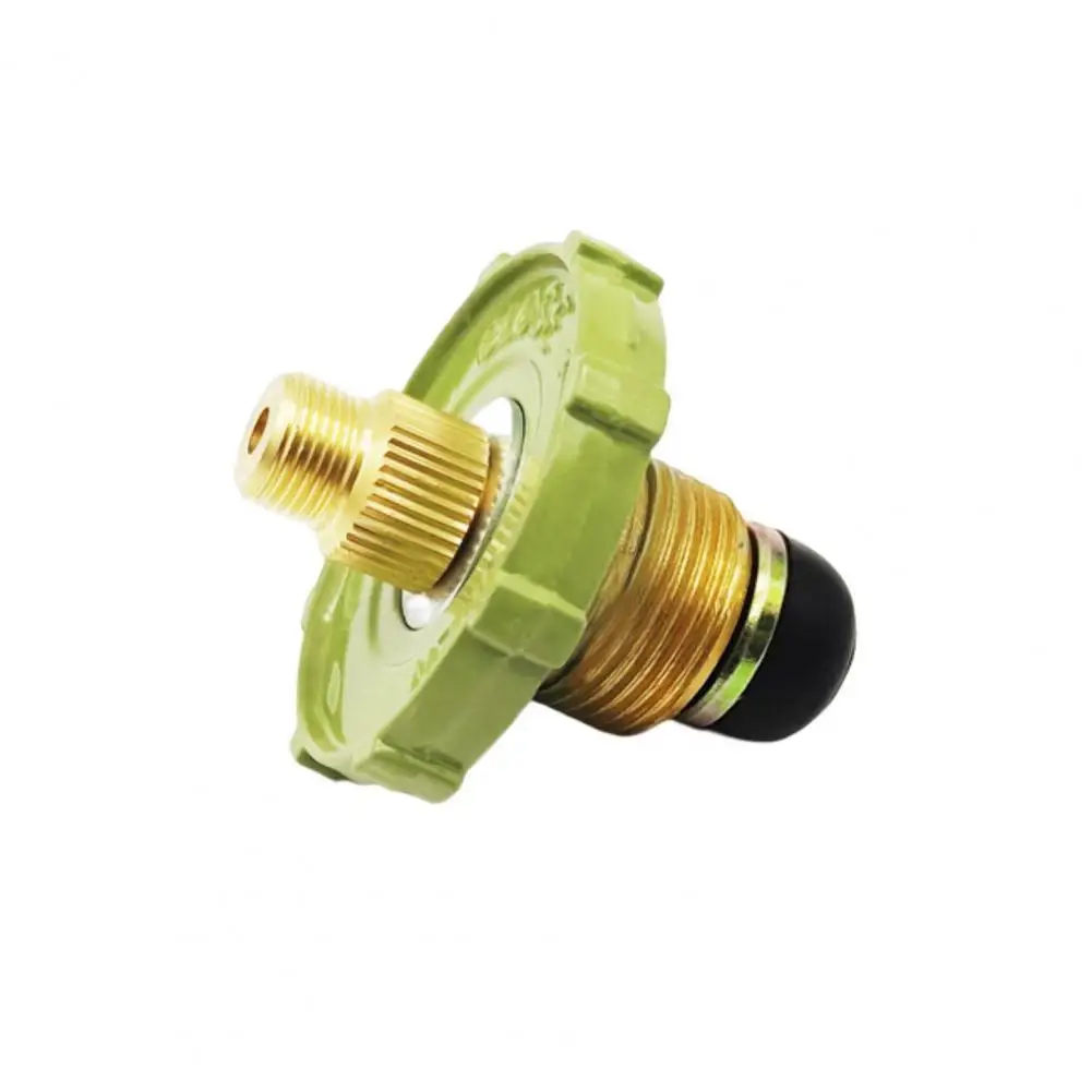 

Gas Burner Connector Useful Rust-proof Golden Color Outdoor Camping Stove Gas Furnace Converter Device Camping Supplies