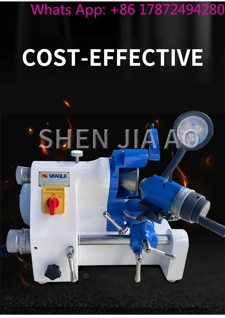 220V U3 Collets Universal Cutter Grinder Drill Sharpener Sharpening Machine End Mill Drill Cutter Grinding Tool
