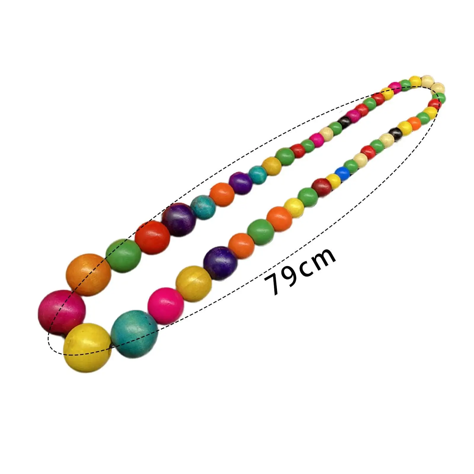 Bohemian Wood Beads Necklace Gift Holiday Jewelry for Graduation Engagement Wedding Summer Vacation Girlfriends Sisters