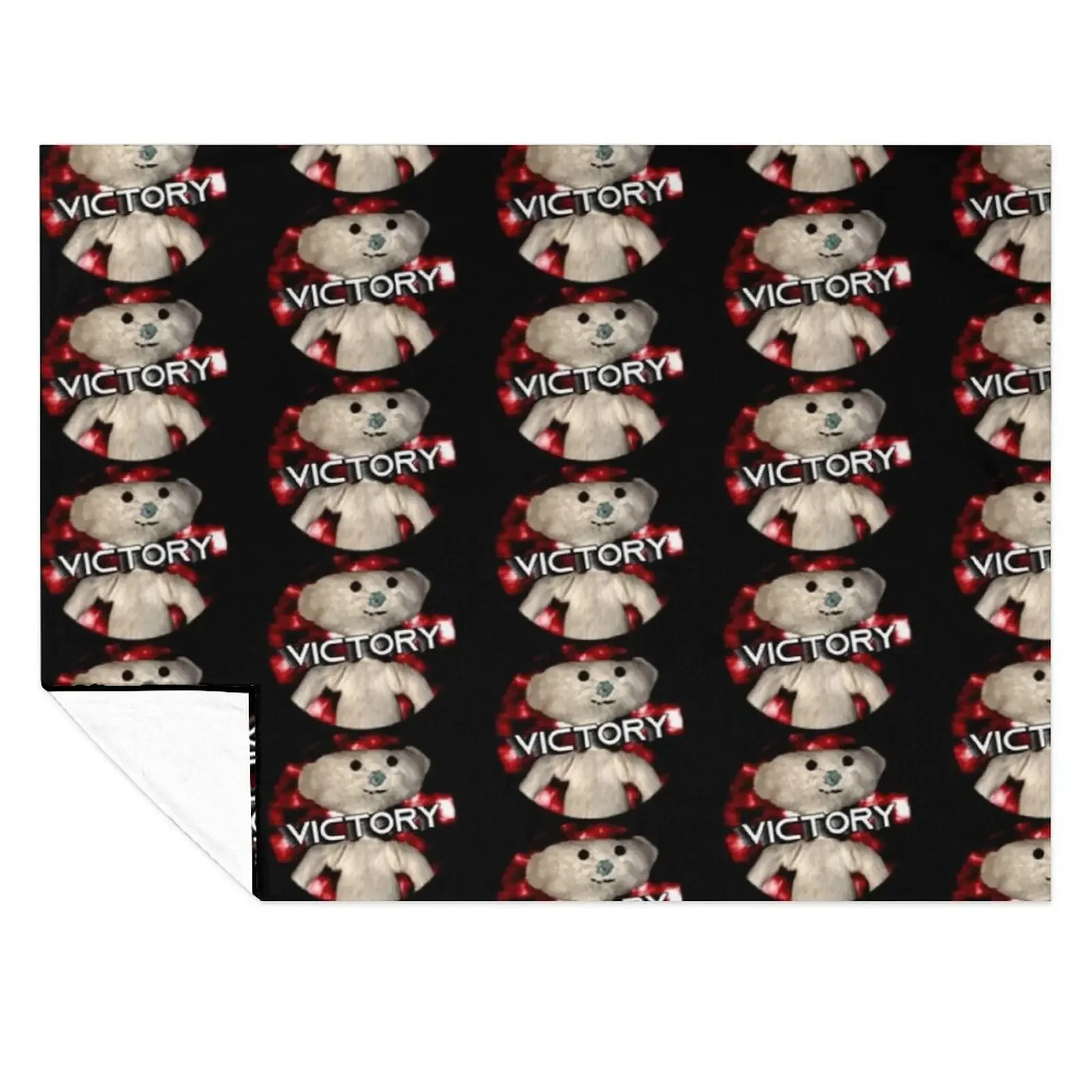 

Bear (Alpha) Victory Throw Blanket Picnic Blankets For Baby manga Soft Blankets