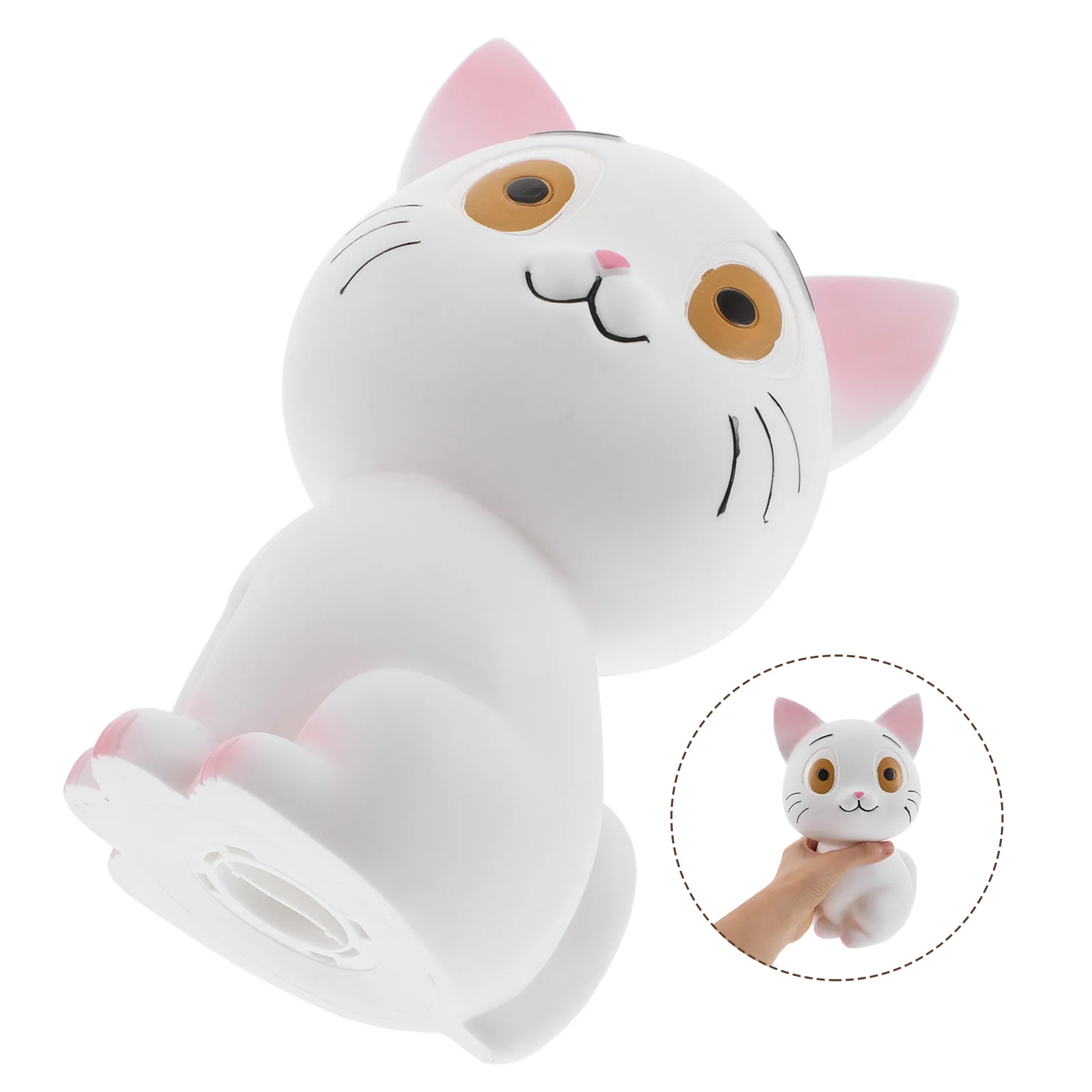 고양이 저금통 검은 고양이 저금통 깨지지 않는 어린이 저금통 동전 용기 생일 크리스마스 홈 장식 데스크탑