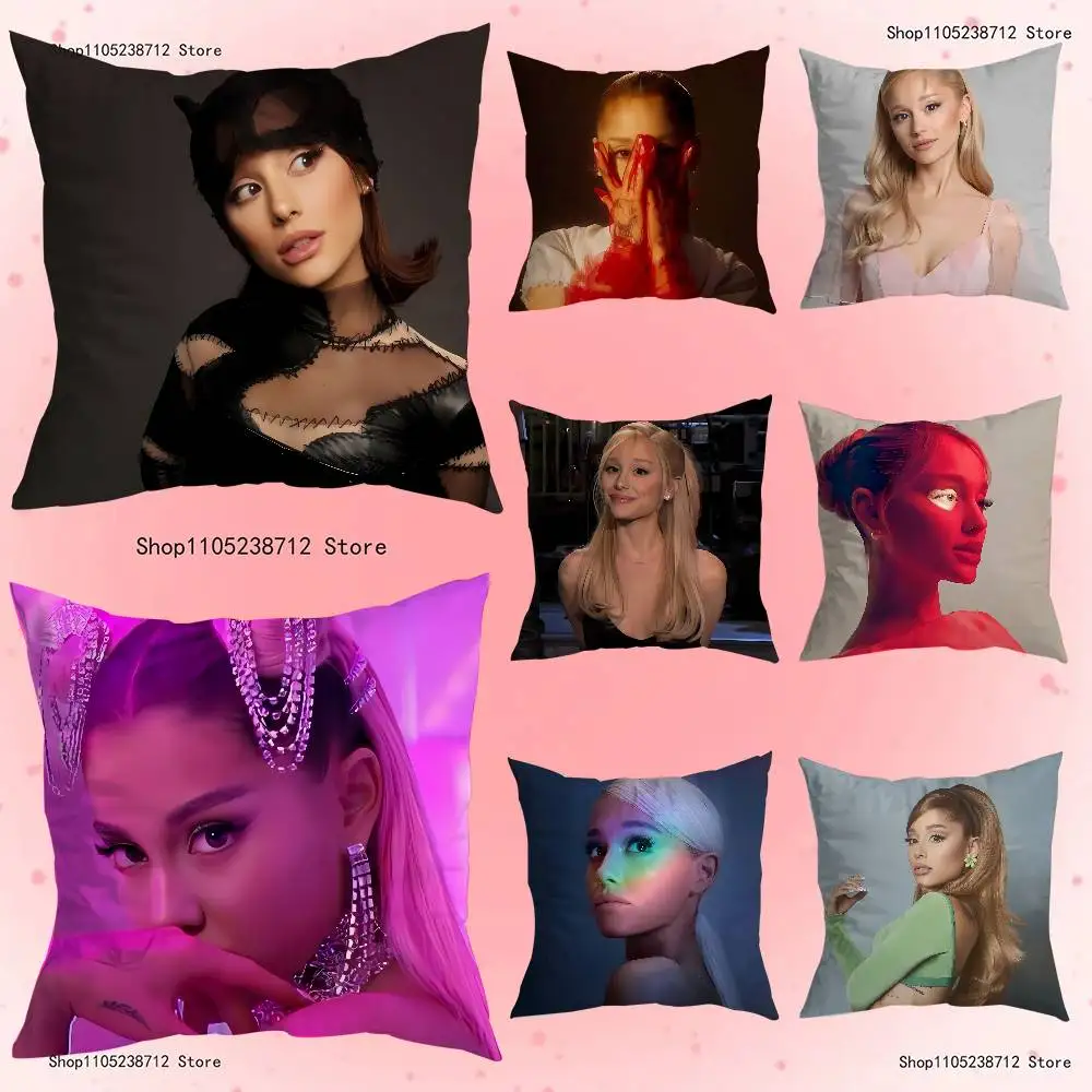 

Singer A-Ariana G-GrandeS Pillowcase Pillowslip Cushion Plush Boys Girl Cartoon Anime Kawaii Decoration Kids Birthday Cute Gifts