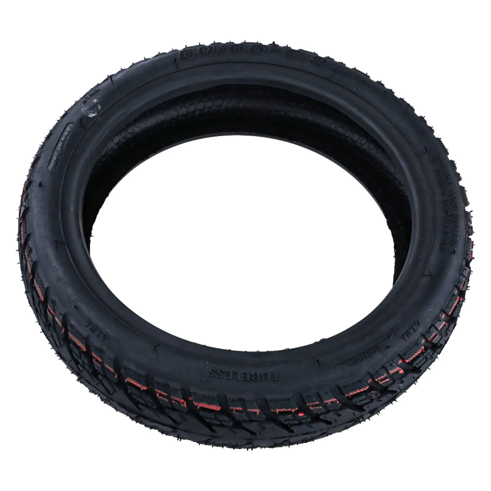 1 Pcs 10inch 60/65-6.9 Off-Road Vacuum Tire Rubber Wear-resistant Replace Tire Rubber Wear-Resistant Replace Tire Rubber Wear-R