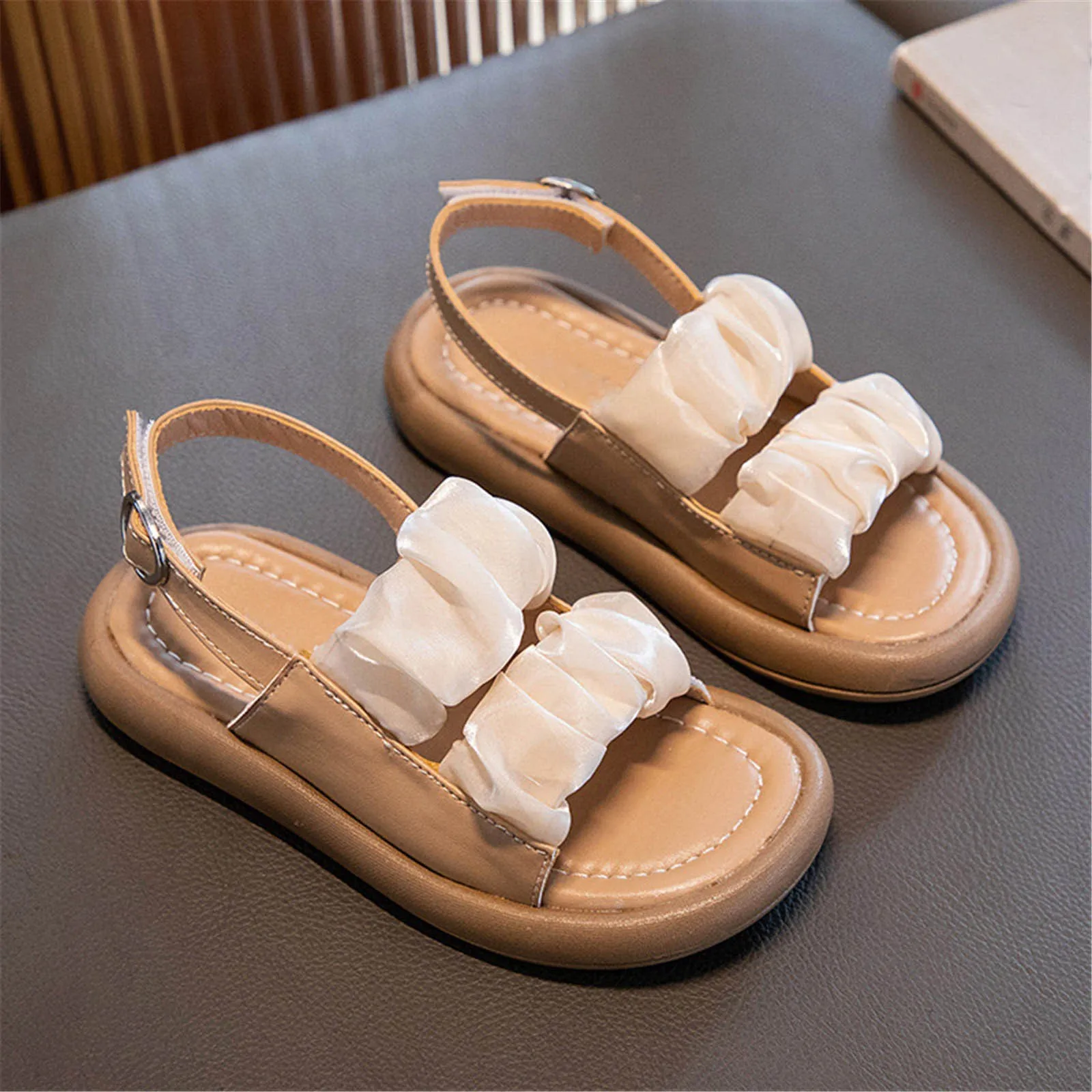 

Kids Slippers for Girls Size 13 Children's Girls Sandals Summer Mesh Open Toe Shoes With Dresses Daily Toddler Size 6 Sandals
