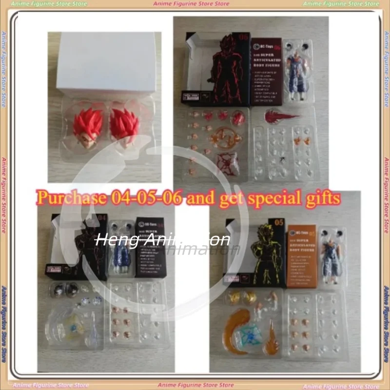 

OC Toys Dragon Ball SHF Super Saiyan SSJ Veggetoo Son Goku Vegito 3.0 Figure Body Anime Action Figures Models Gifts Toys