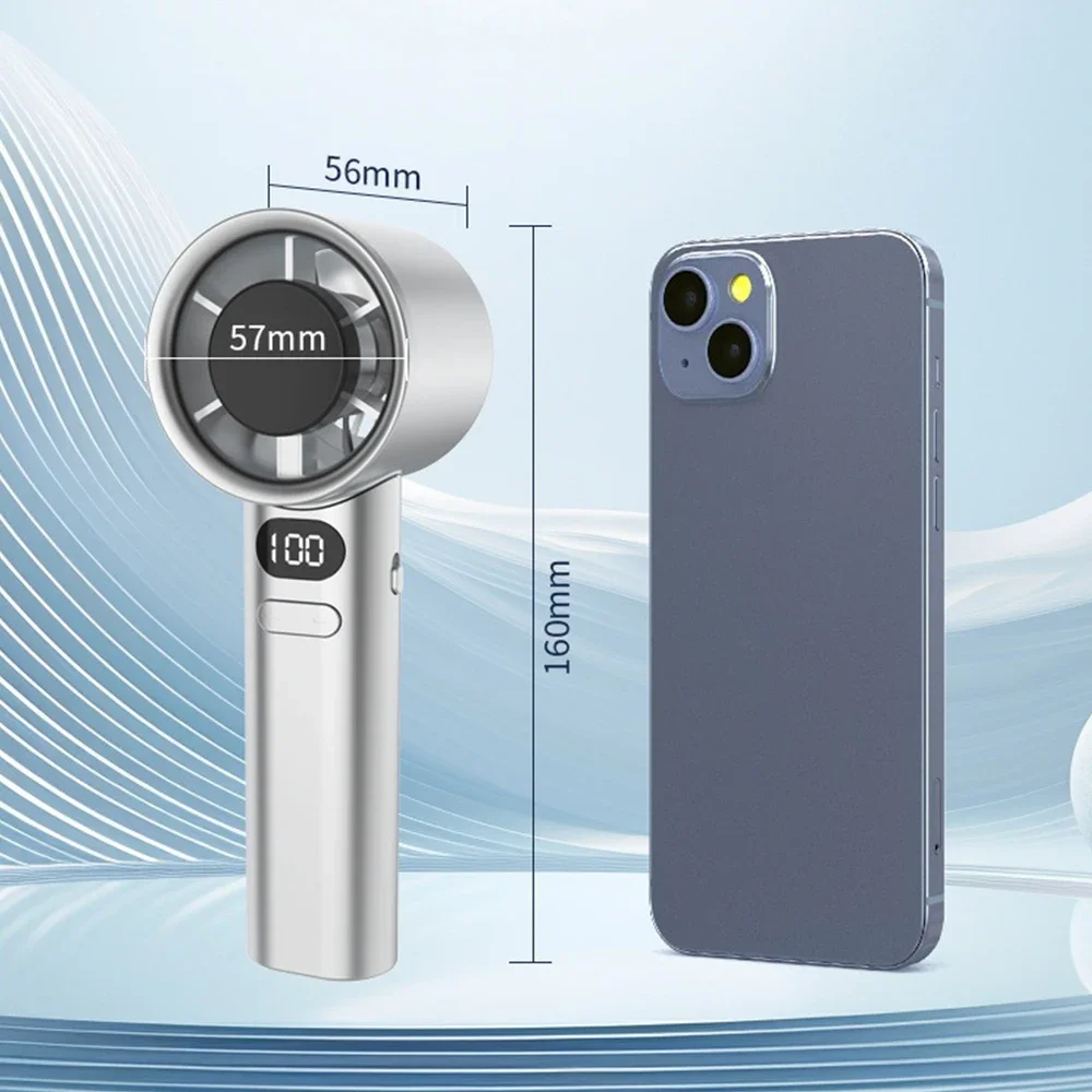 مروحة يدوية صغيرة محمولة 120 سرعة الرياح مروحة يدوية خالية من الشفرة USB قابلة لإعادة الشحن مراوح شخصية عالية السرعة رموش كهربائية