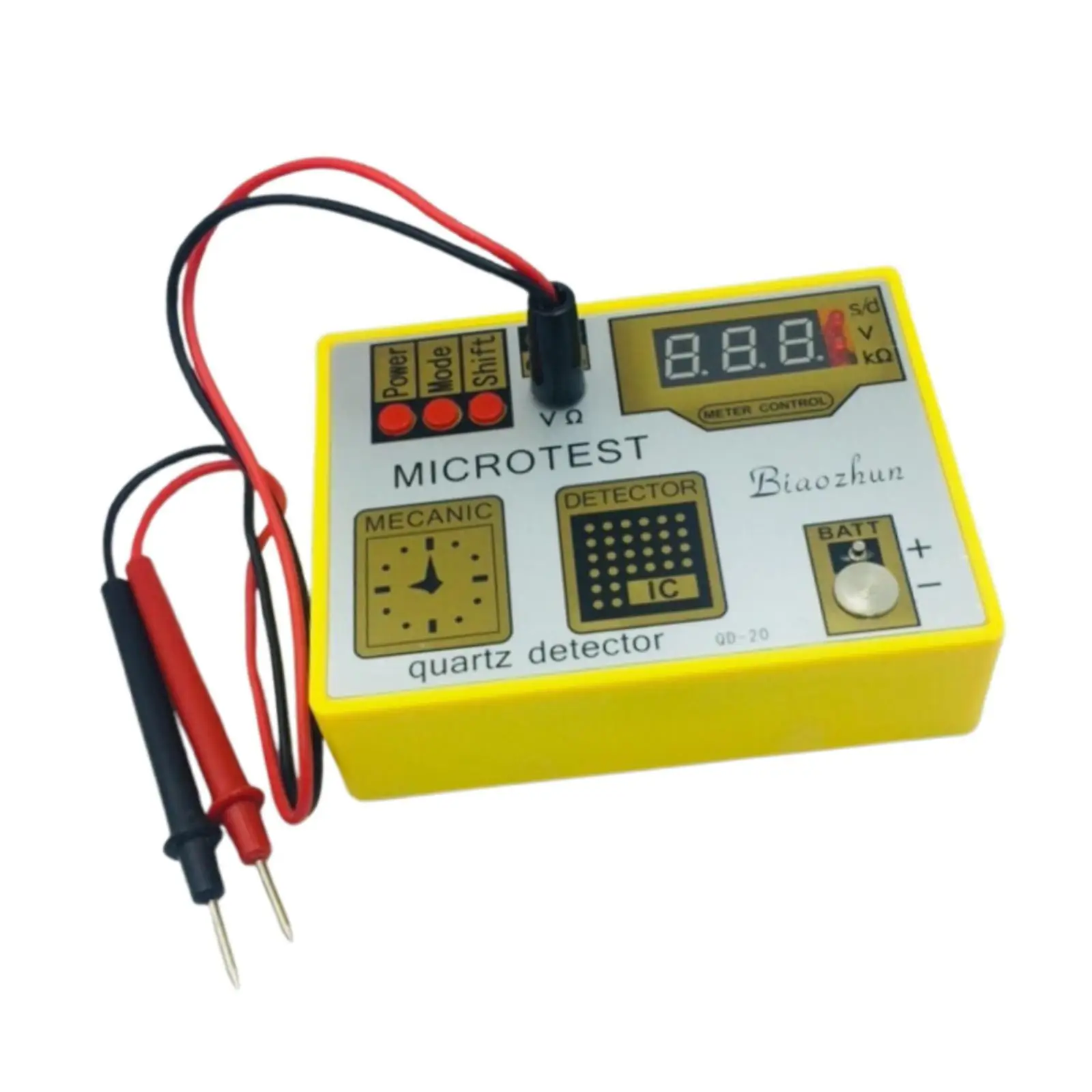 Watch Repair Tool Watch Battery Measure Tester Convenient Use Lightweight Portable IC Coil Tester Maintenance Tool for Office