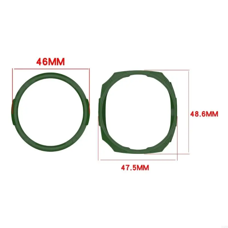 Hollow Housing Case Protector Frame Bumper Cover for Watch 8 / 2 Scratch Resistant Cover Case