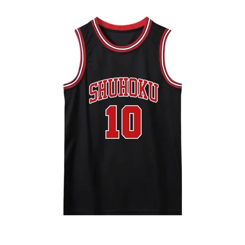 Anime Slam Dunk Sakuragi Hanamichi Rukawa Kaede Akagi Takenori Ryota Miyagi Cosplay Costume Red Basketball Clothes Jersey Suit - view 4