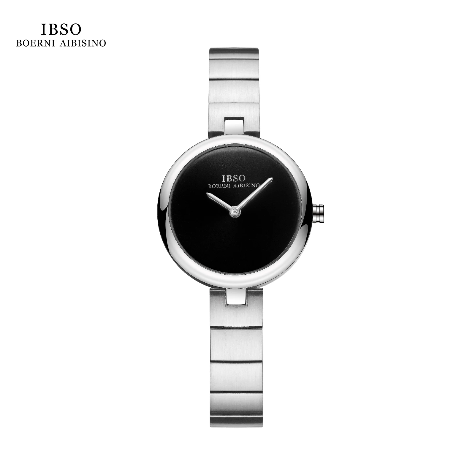 IBSO 2023 New Women Luxury Style Quartz Watches Super Simple Stainless Steel Strap Waterproof Irregular Shape Dial Waterproof 30